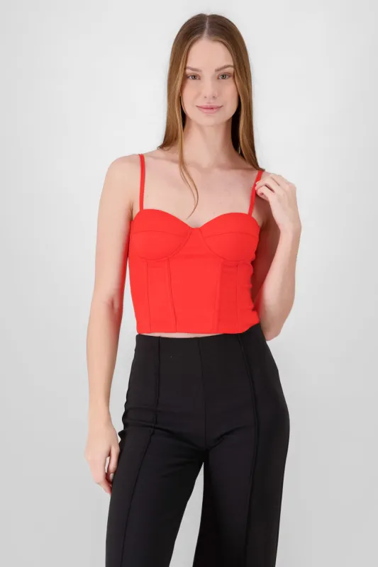 Corset liso copas tirantes sold by Shasa