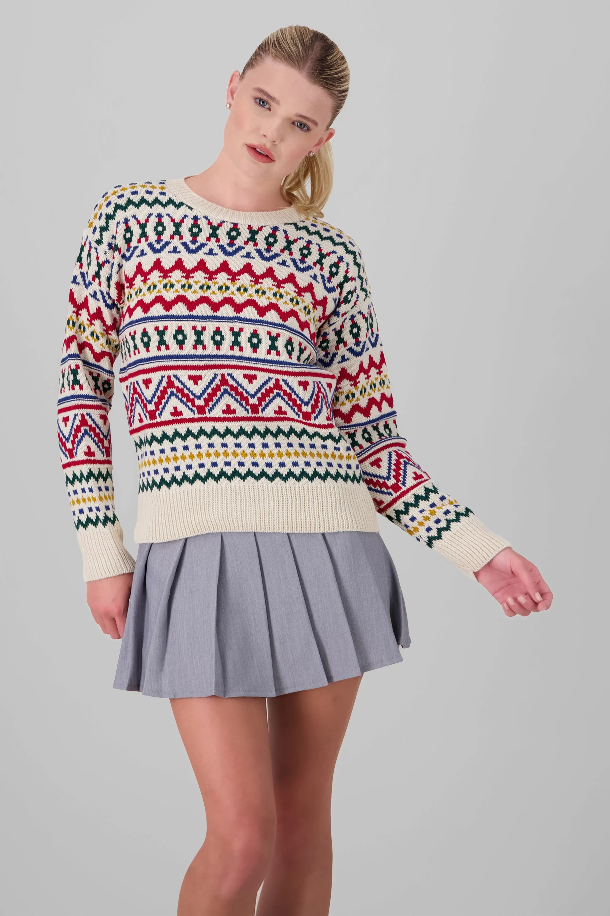 Sueter navideño grecas sold by Shasa