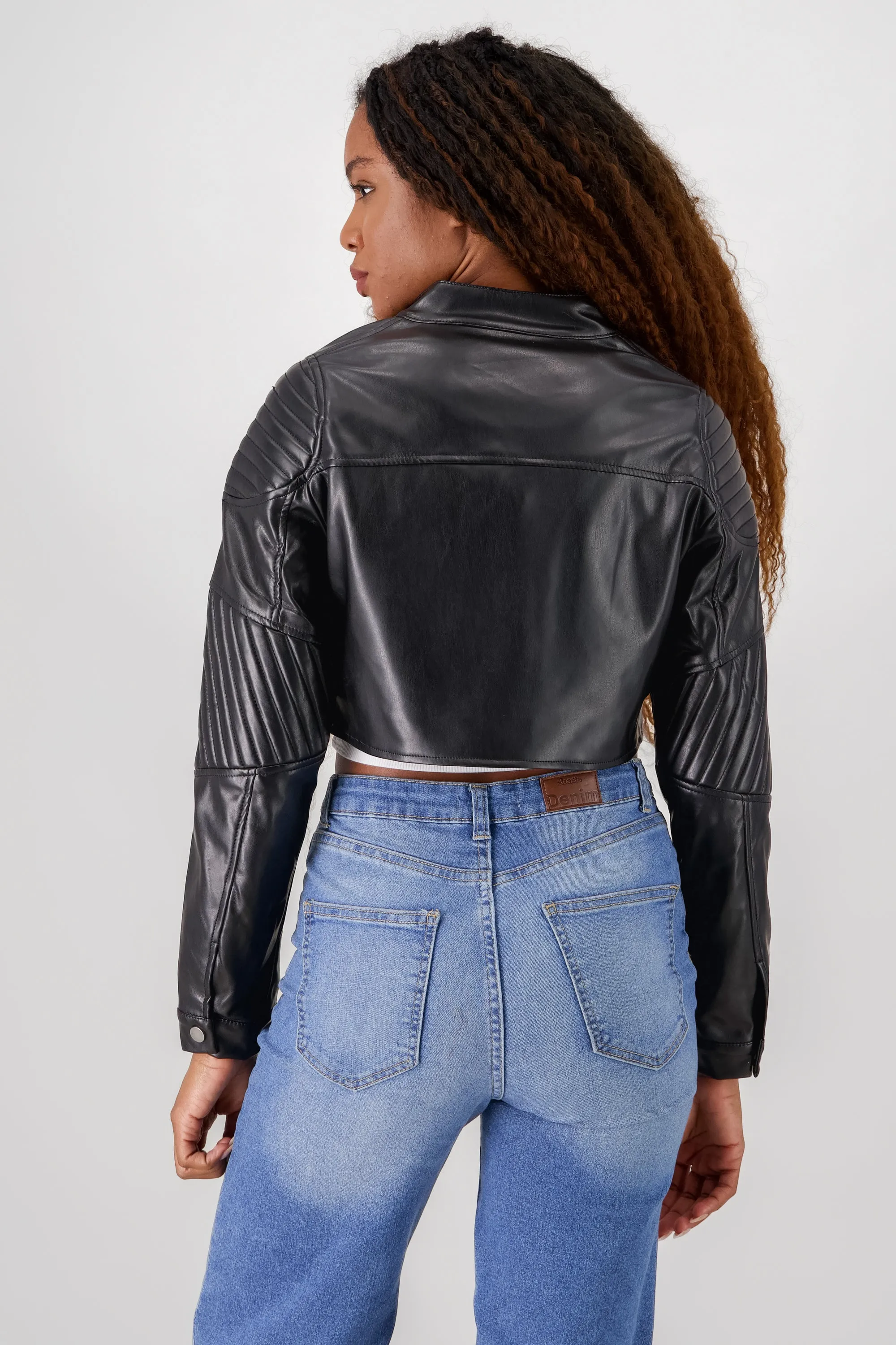 Chamarra biker crop detalle hombres sold by Shasa product image thumbnail 4