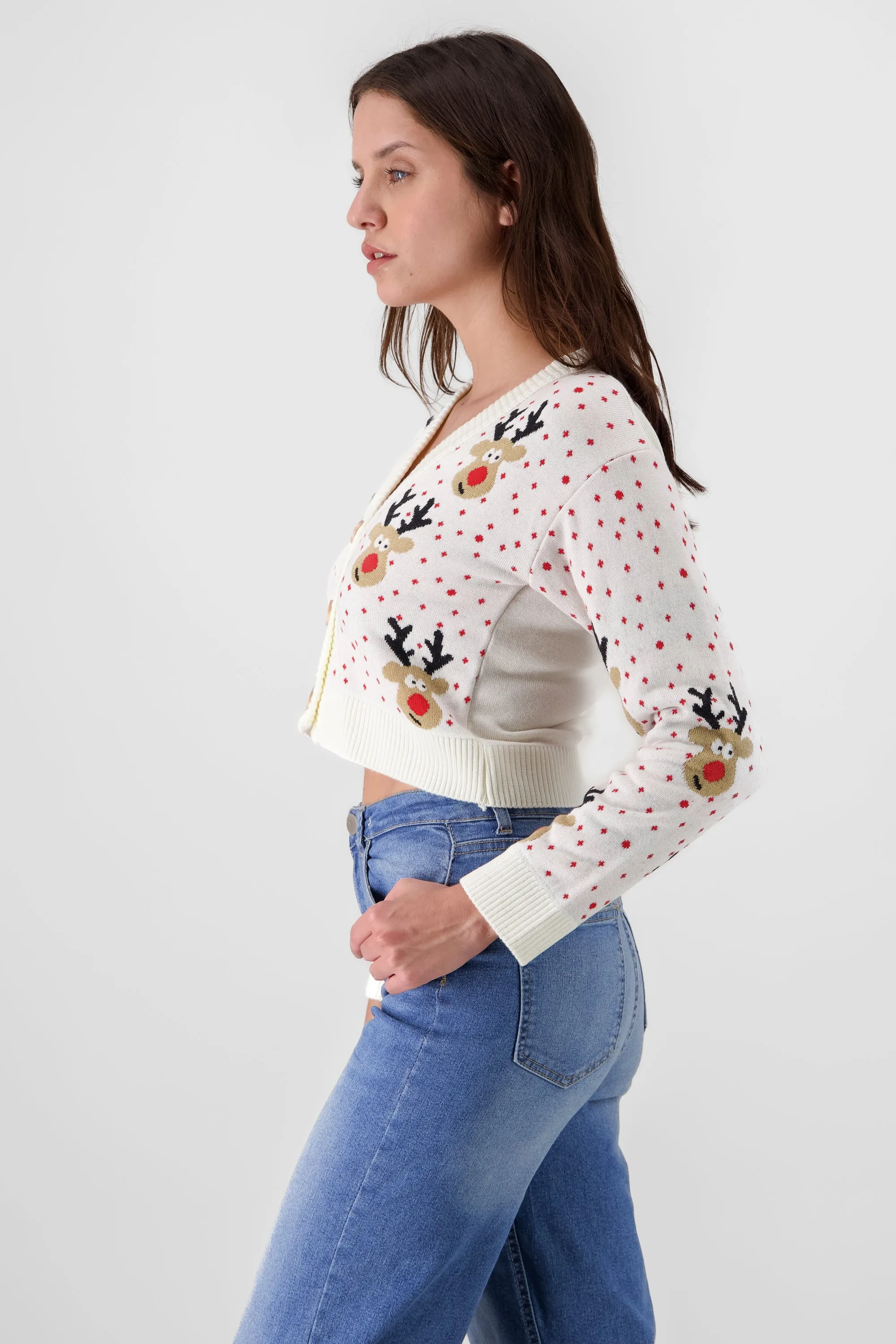 Cardigan renos detalle botones sold by Shasa product image thumbnail 3