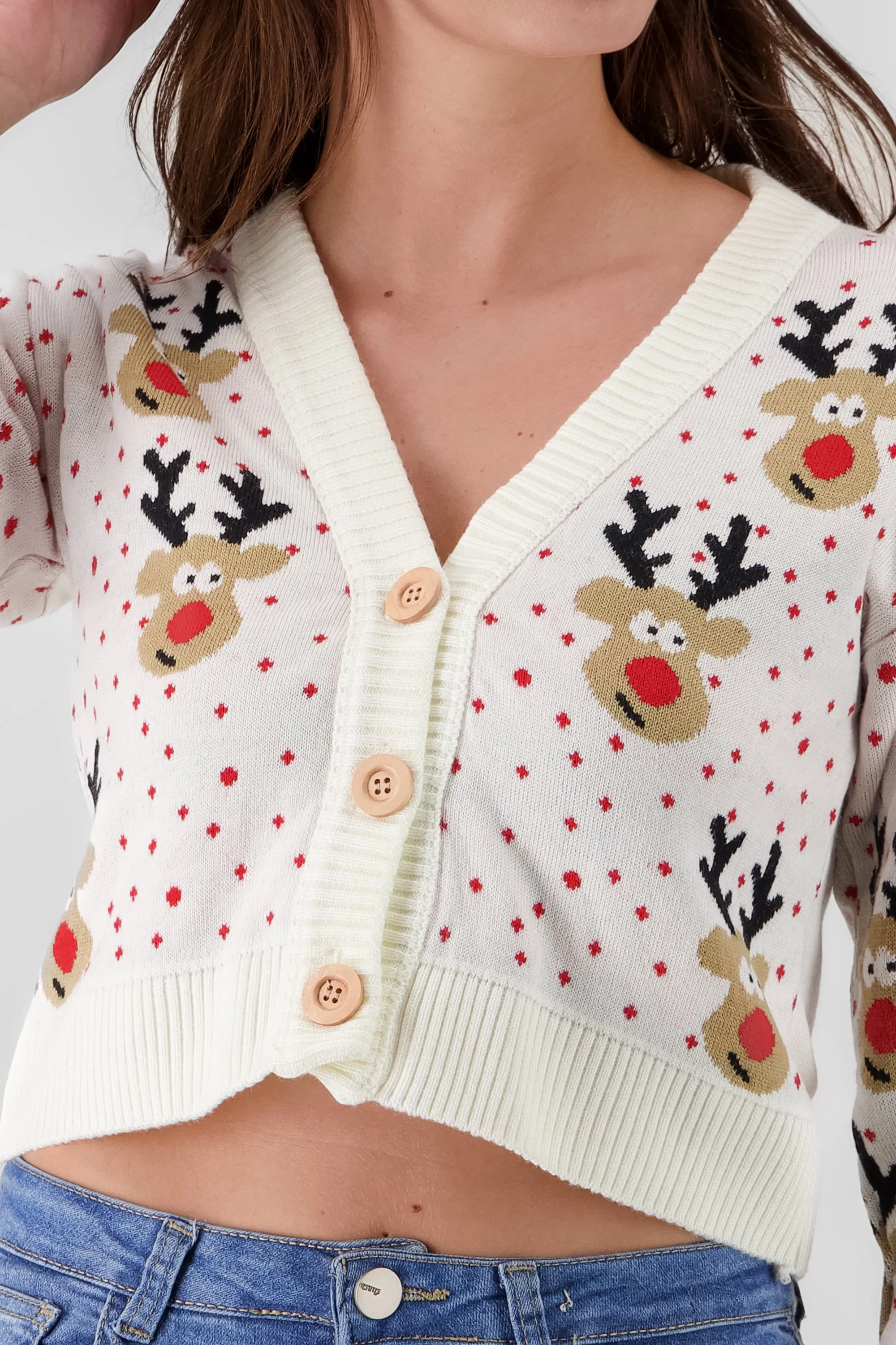 Cardigan renos detalle botones sold by Shasa product image thumbnail 5