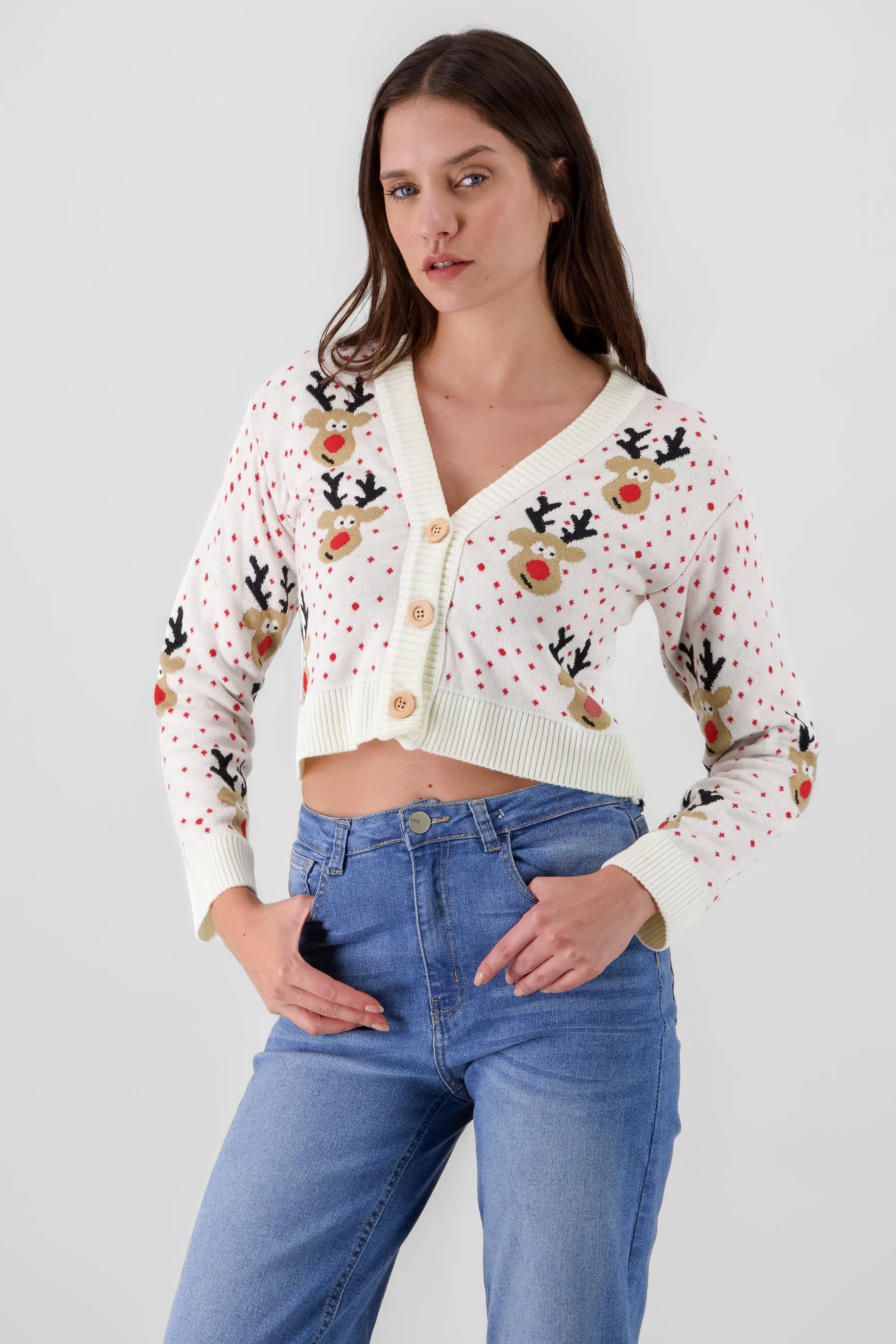 Cardigan renos detalle botones sold by Shasa product image thumbnail 2