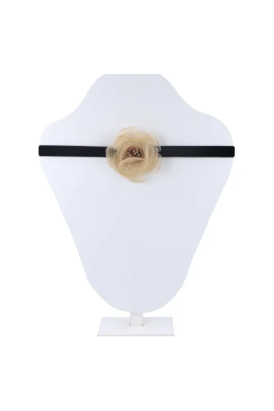 CHOKER FLOR MEDIANA TELA sold by Shasa