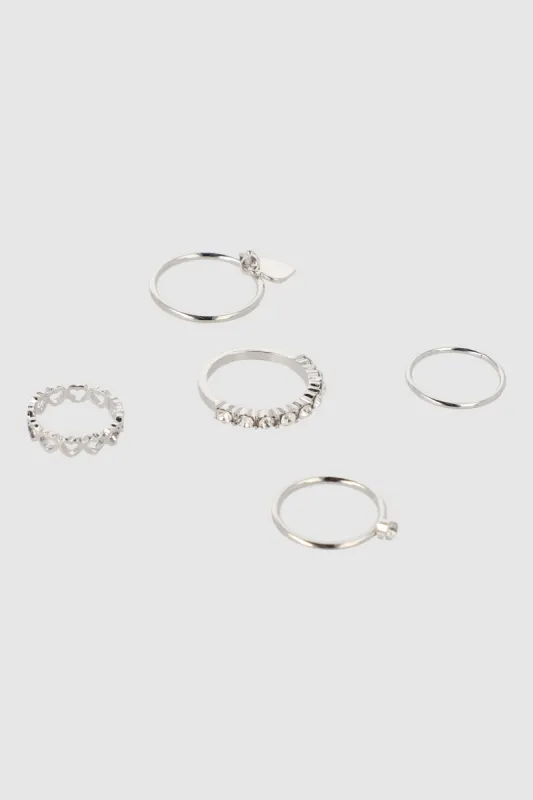 Set 5 Anillos Corazón sold by Shasa