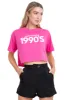 Playera crop boxy estampada sold by Shasa