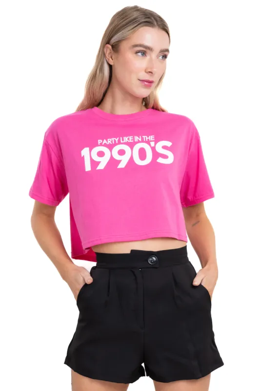 Playera crop boxy estampada sold by Shasa