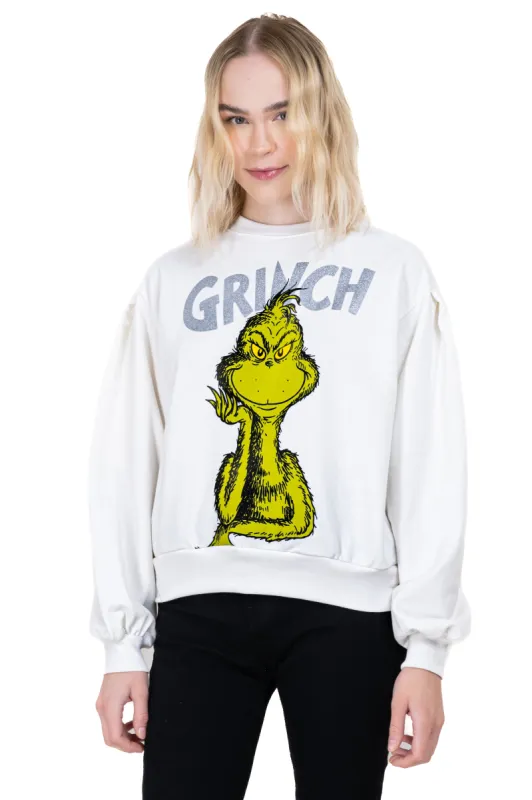 Sudadera oversize manga globo Grinch sold by Shasa