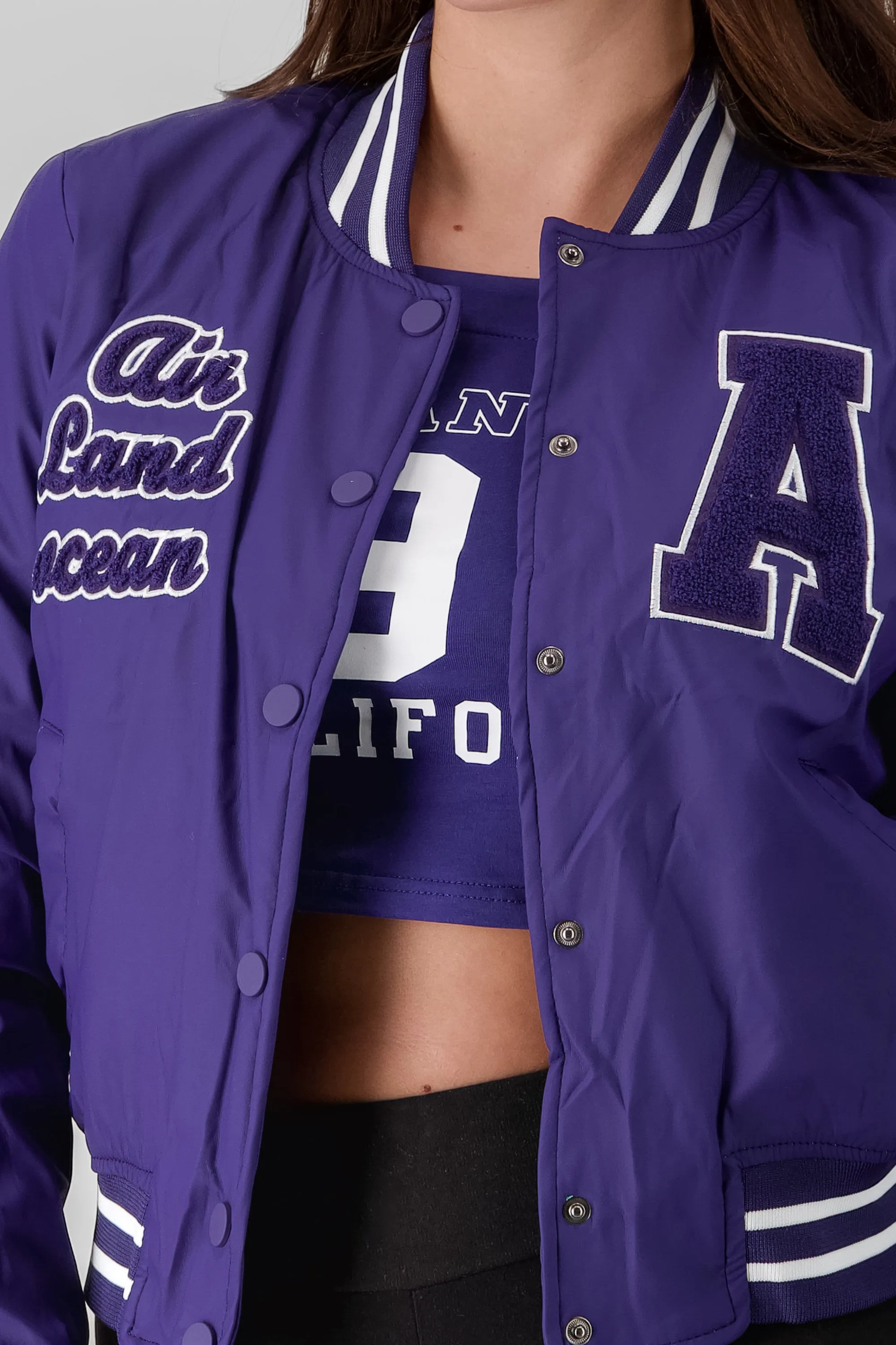 Chamarra bomber letra sold by Shasa product image thumbnail 5