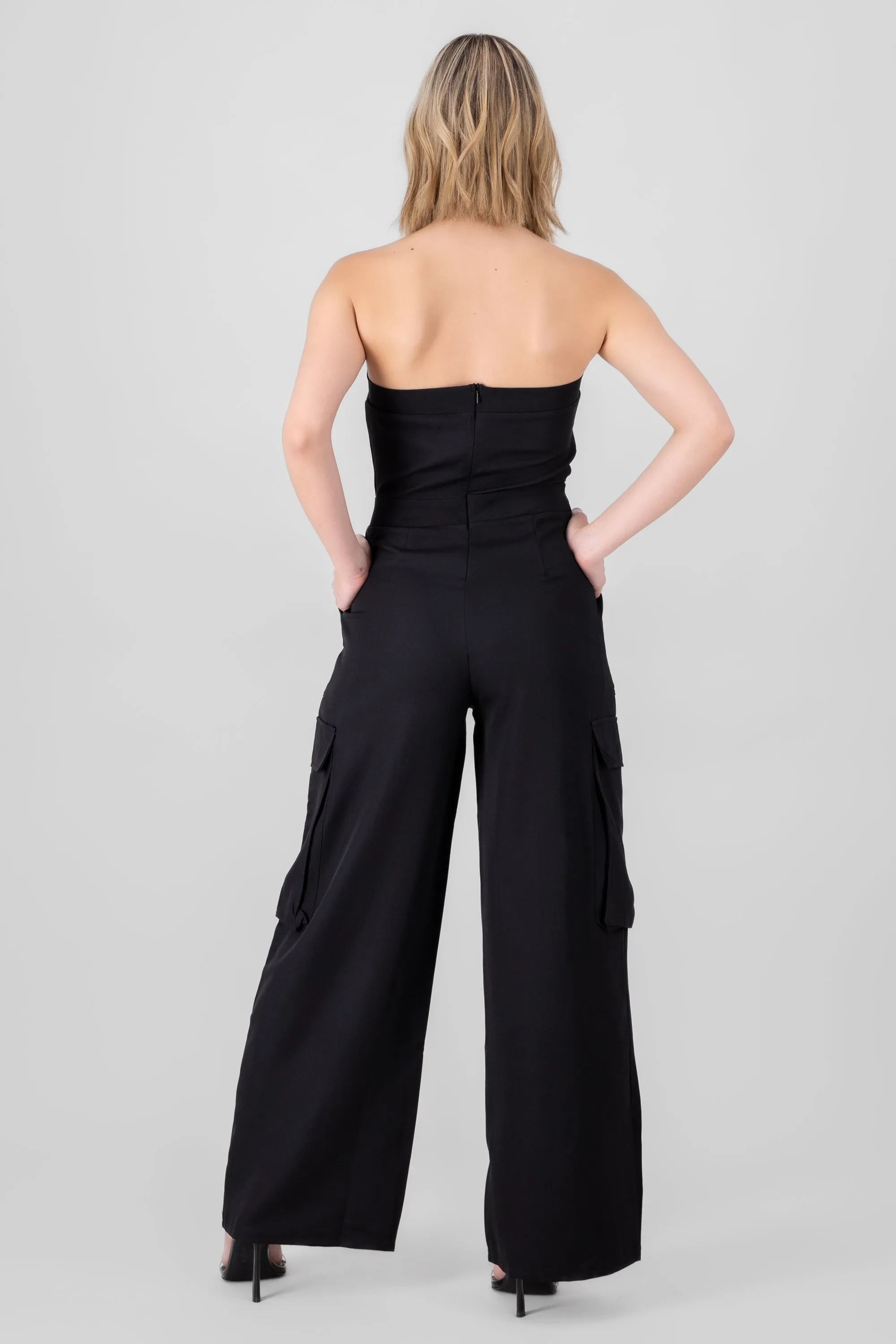 Jumpsuit strapless bolsas cargo sold by Shasa product image thumbnail 4