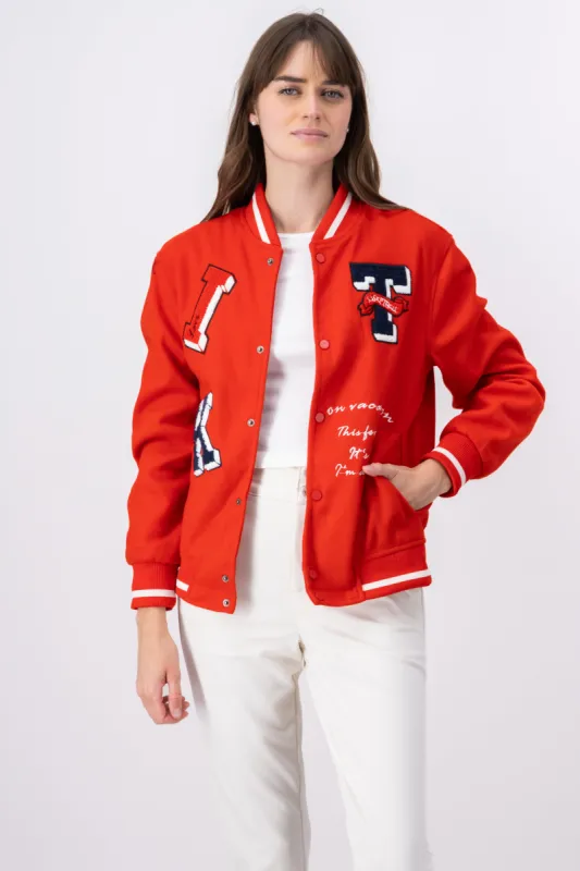 Chamarra bomber parches sold by Shasa