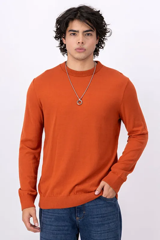 Suéter cuello redondo manga larga sold by Shasa