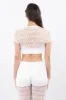 Top crop eyelet aro sold by Shasa