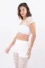 Top crop eyelet aro sold by Shasa