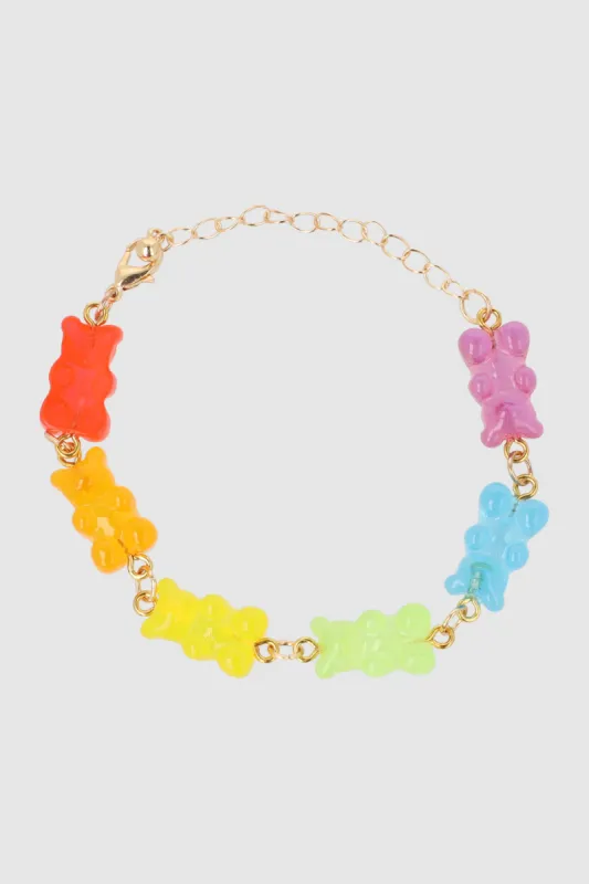 Pulsera ajustable ositos de goma sold by Shasa