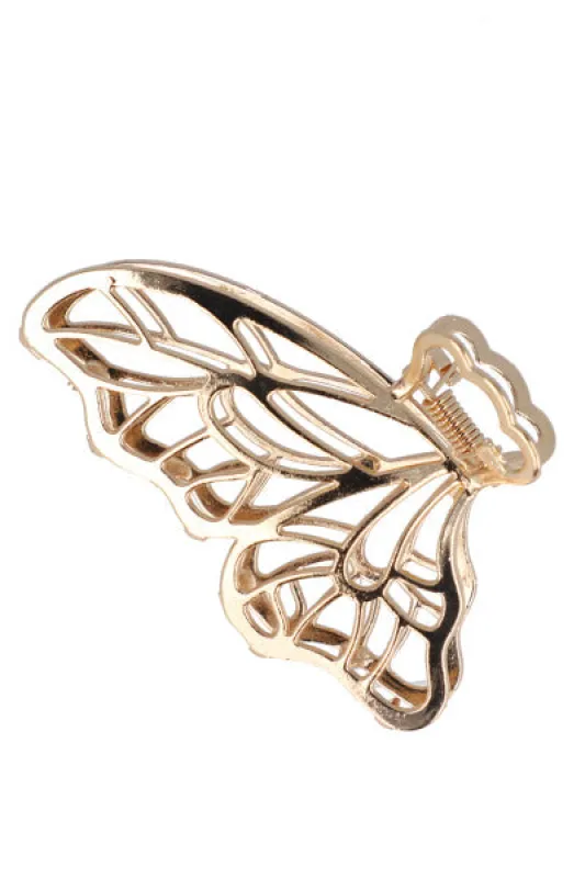 Pinza midi metálica mariposa sold by Shasa