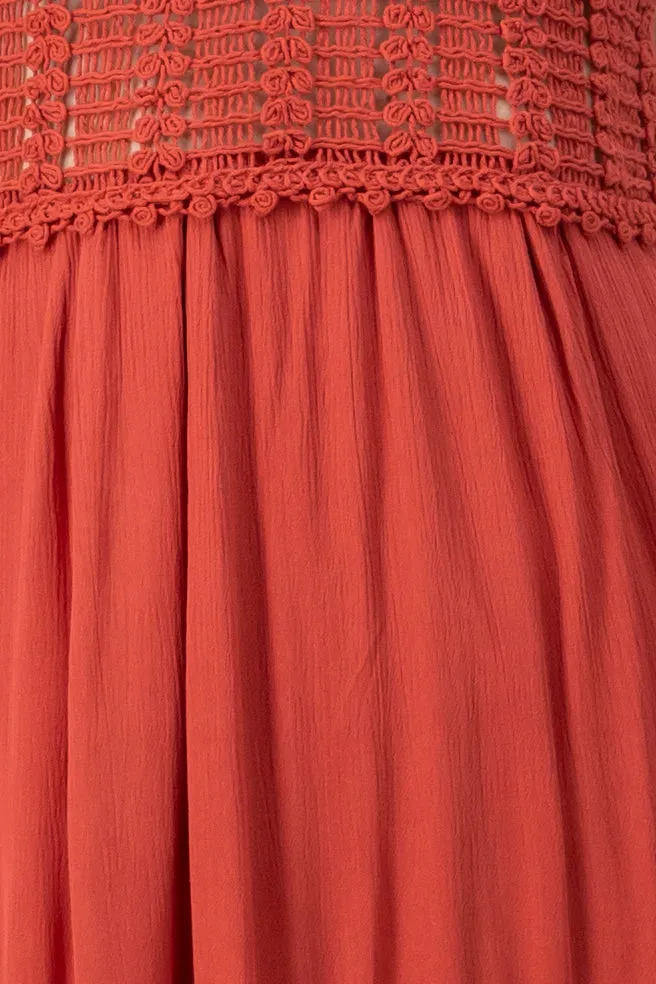 Vestido maxi copas crochet sold by Shasa product image thumbnail 5