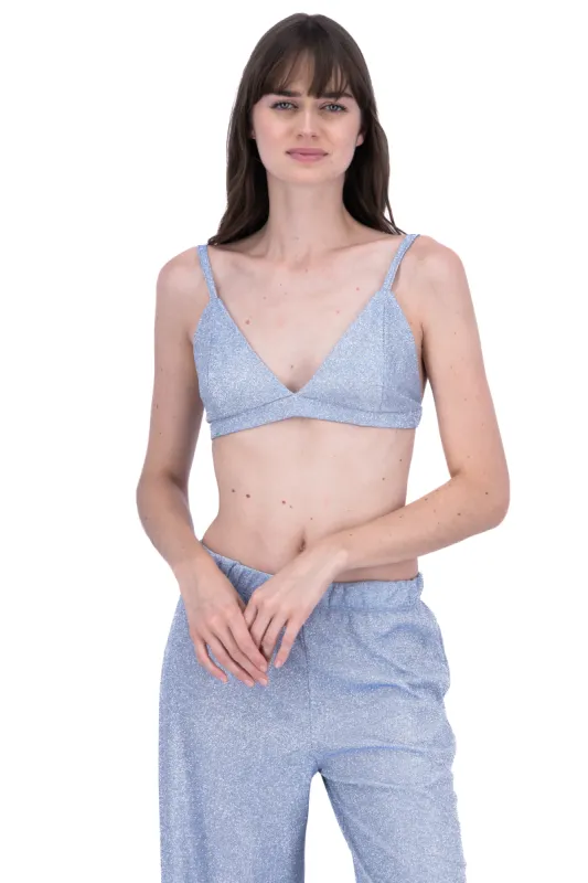 Top crop lurex espalda abierta sold by Shasa