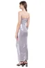 Vestido maxi escote drapeado sold by Shasa