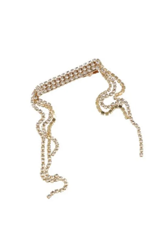 Broche metálico colgantes brillos sold by Shasa