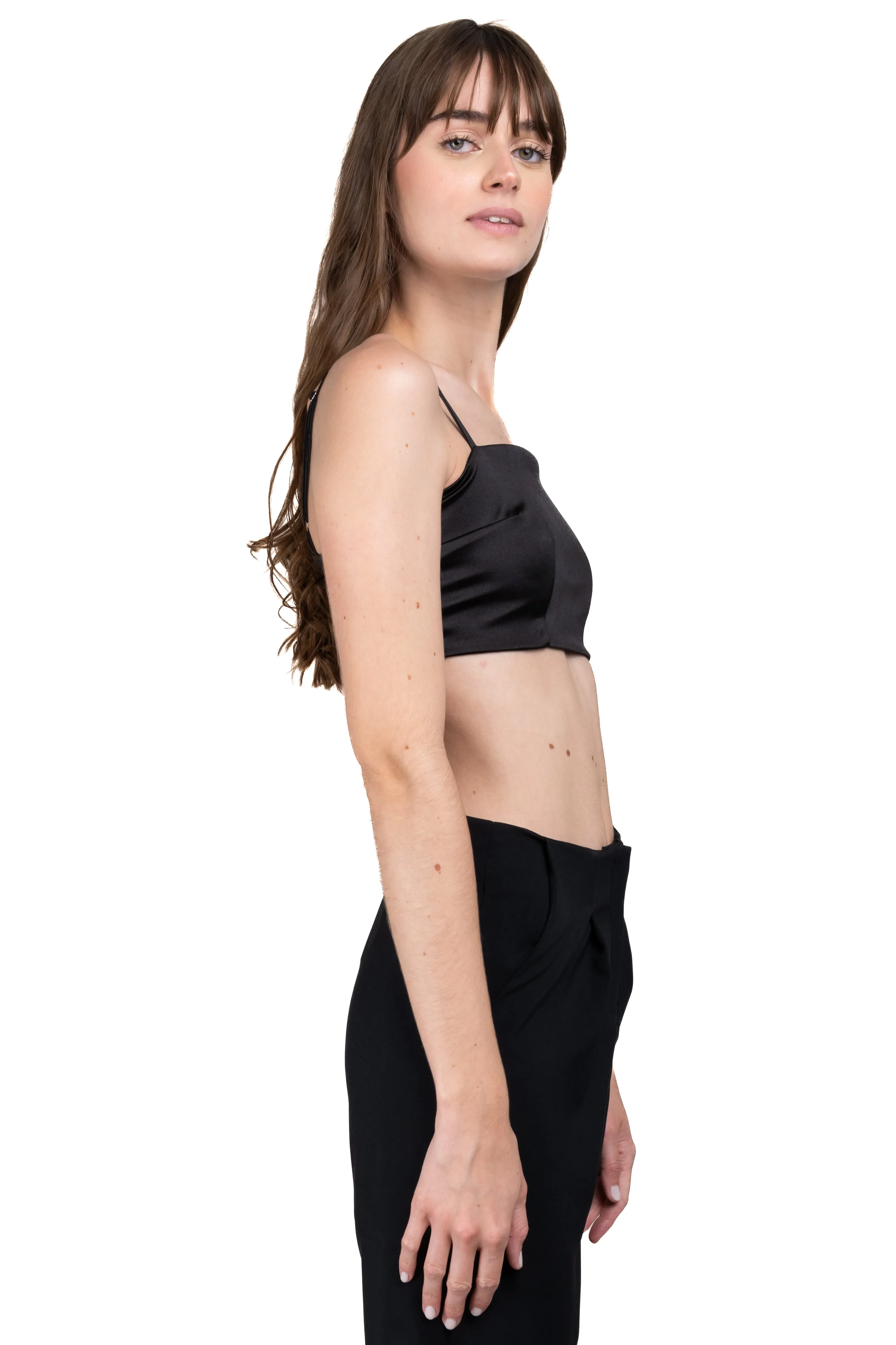 Top crop satín broche sold by Shasa product image thumbnail 3