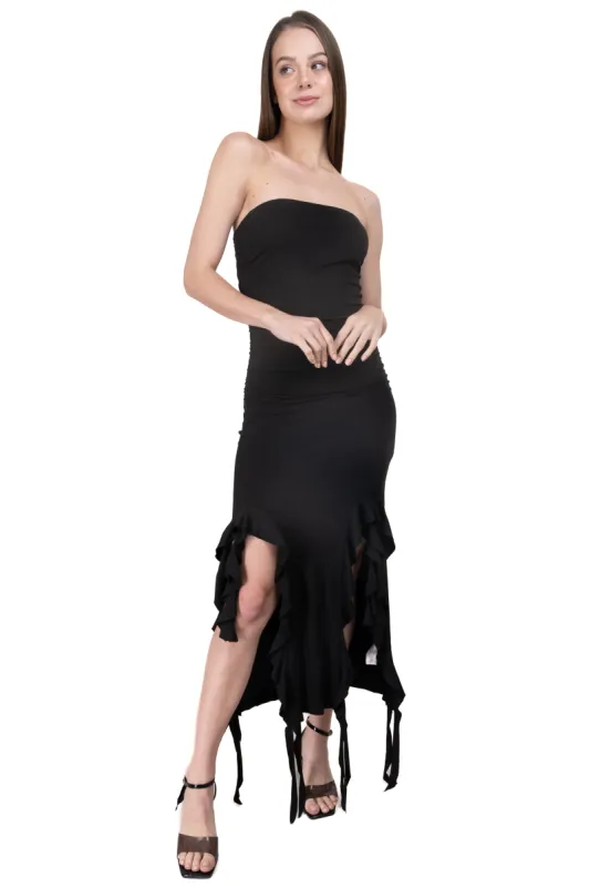 Vestido maxi olanes cintas sold by Shasa