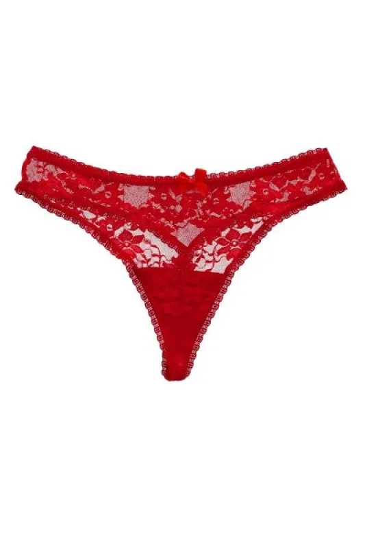 Tanga mesh borde encaje sold by Shasa