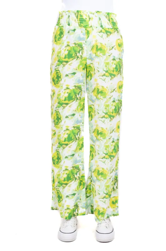 Pantalón wide leg estampado cintura elástica sold by Shasa