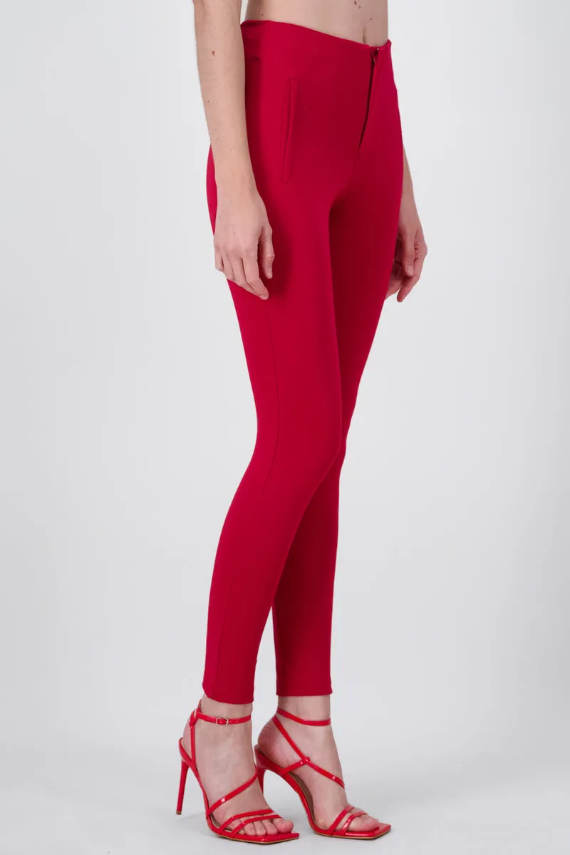 Pantalón Skinny Cintura Alta Pinzas sold by Shasa product image thumbnail 3