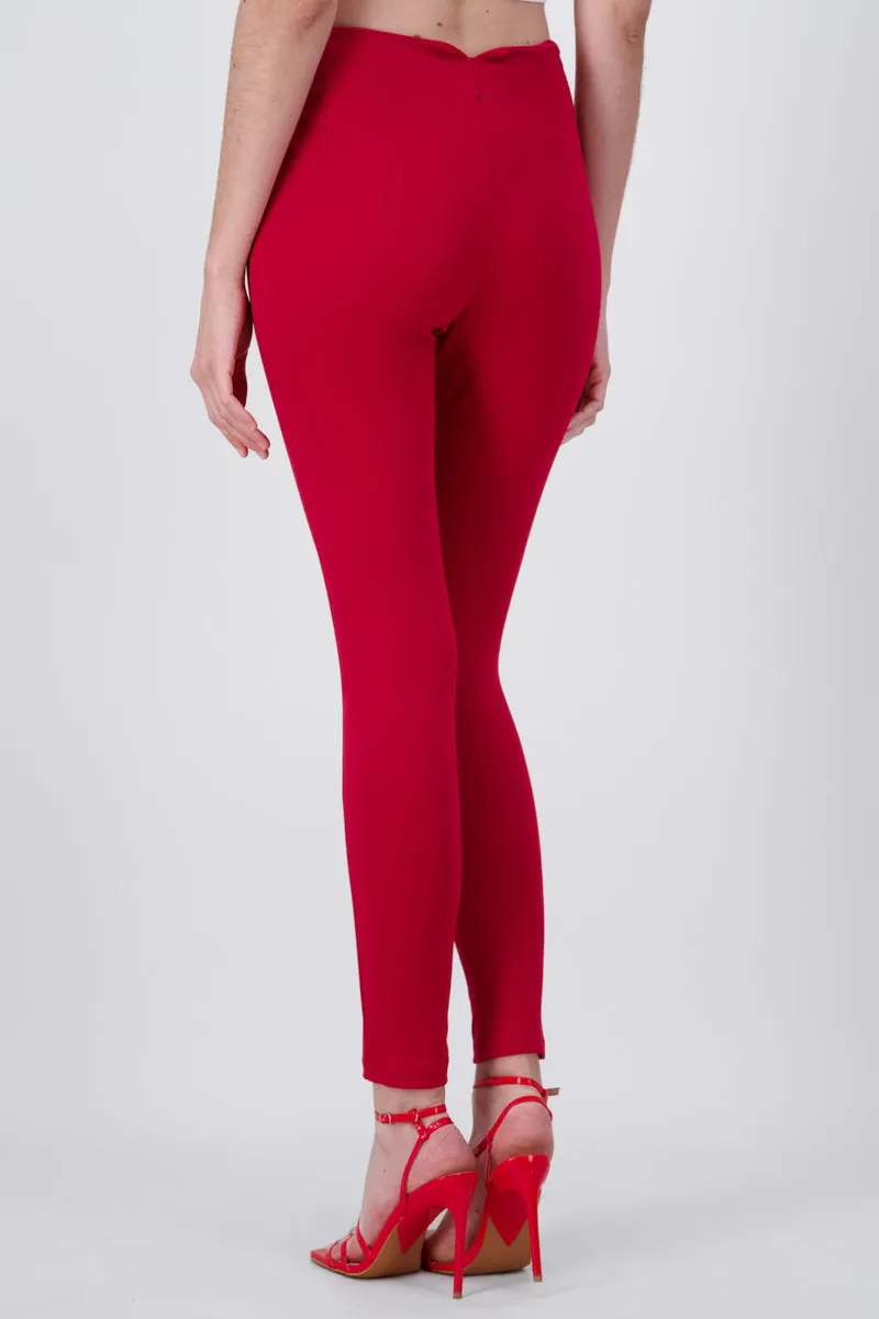 Pantalón Skinny Cintura Alta Pinzas sold by Shasa product image thumbnail 4