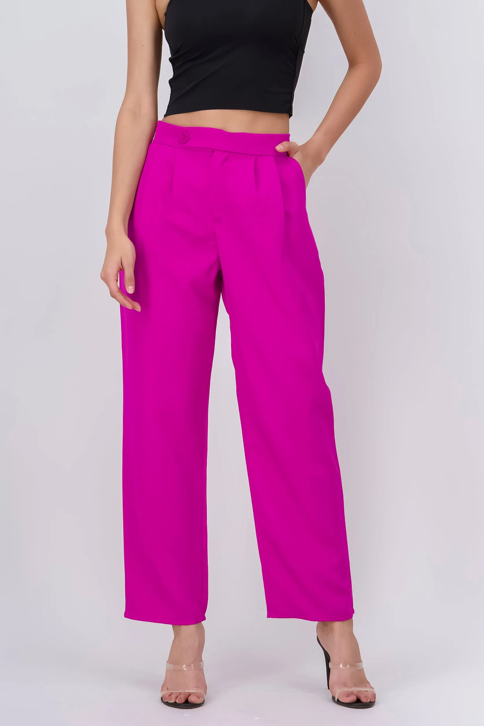 Pantalón Recto Liso Botón sold by Shasa product image thumbnail 2