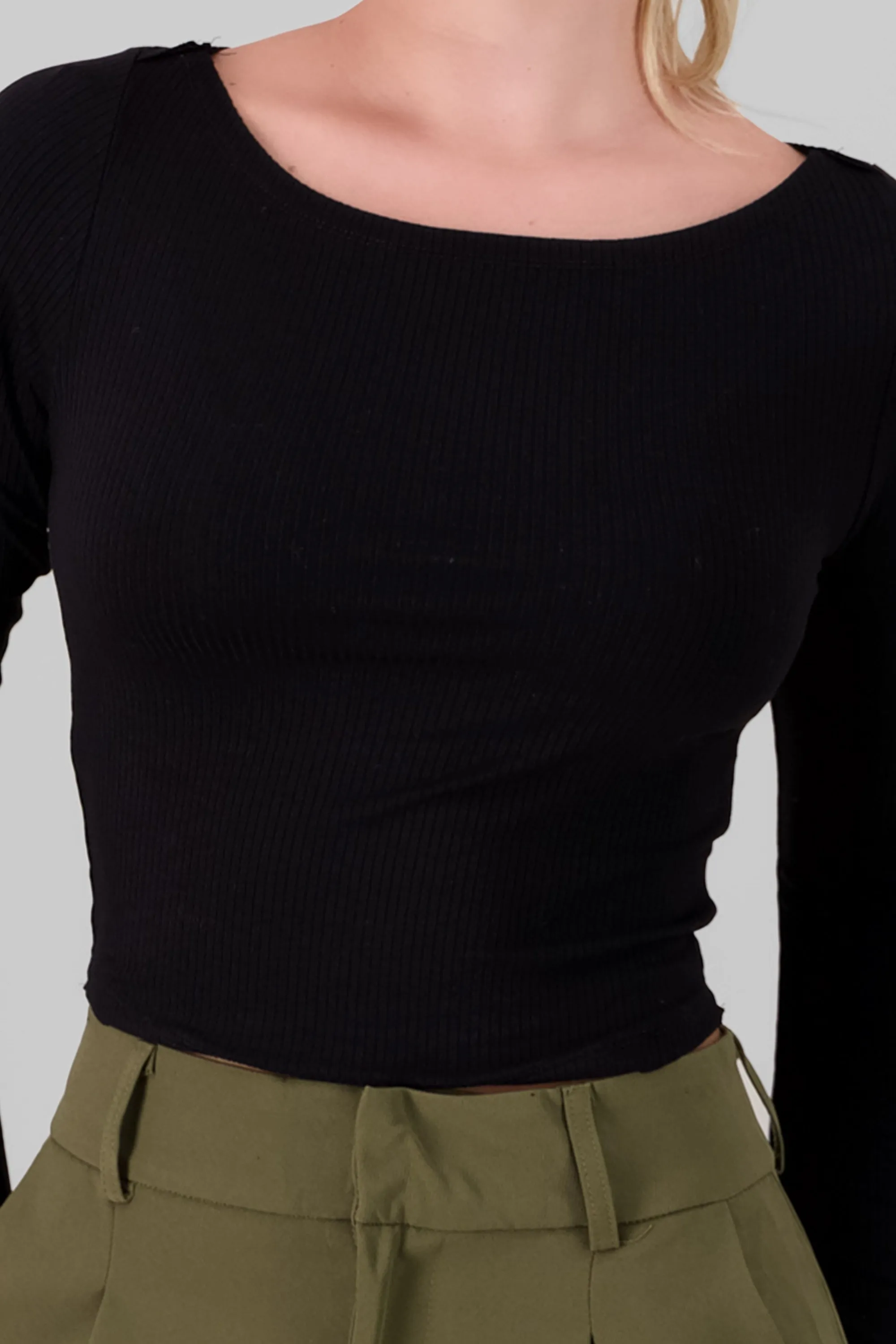 Top cuello redondo manga larga sold by Shasa product image thumbnail 5