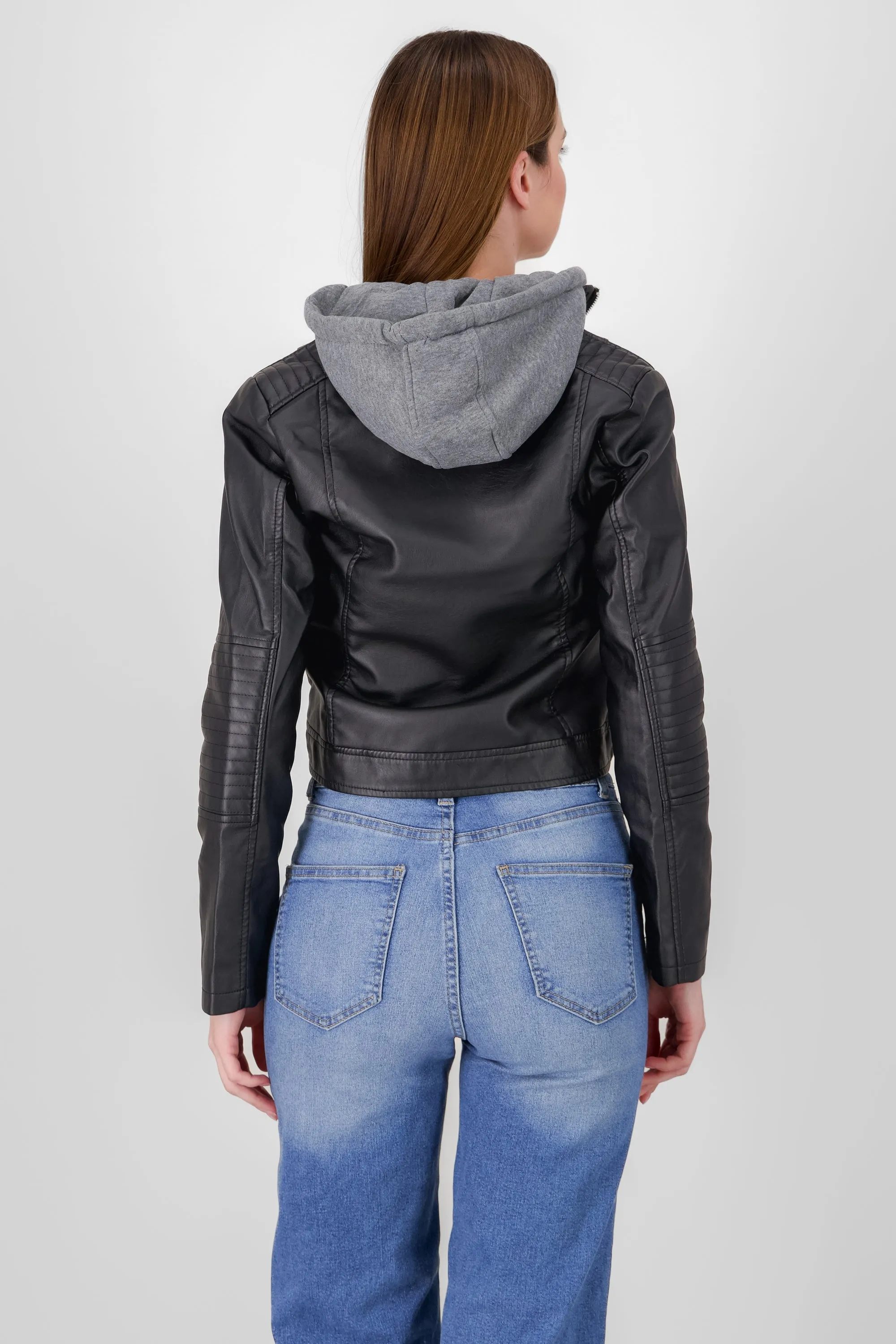 Chamarra efecto piel con gorro sold by Shasa product image thumbnail 4