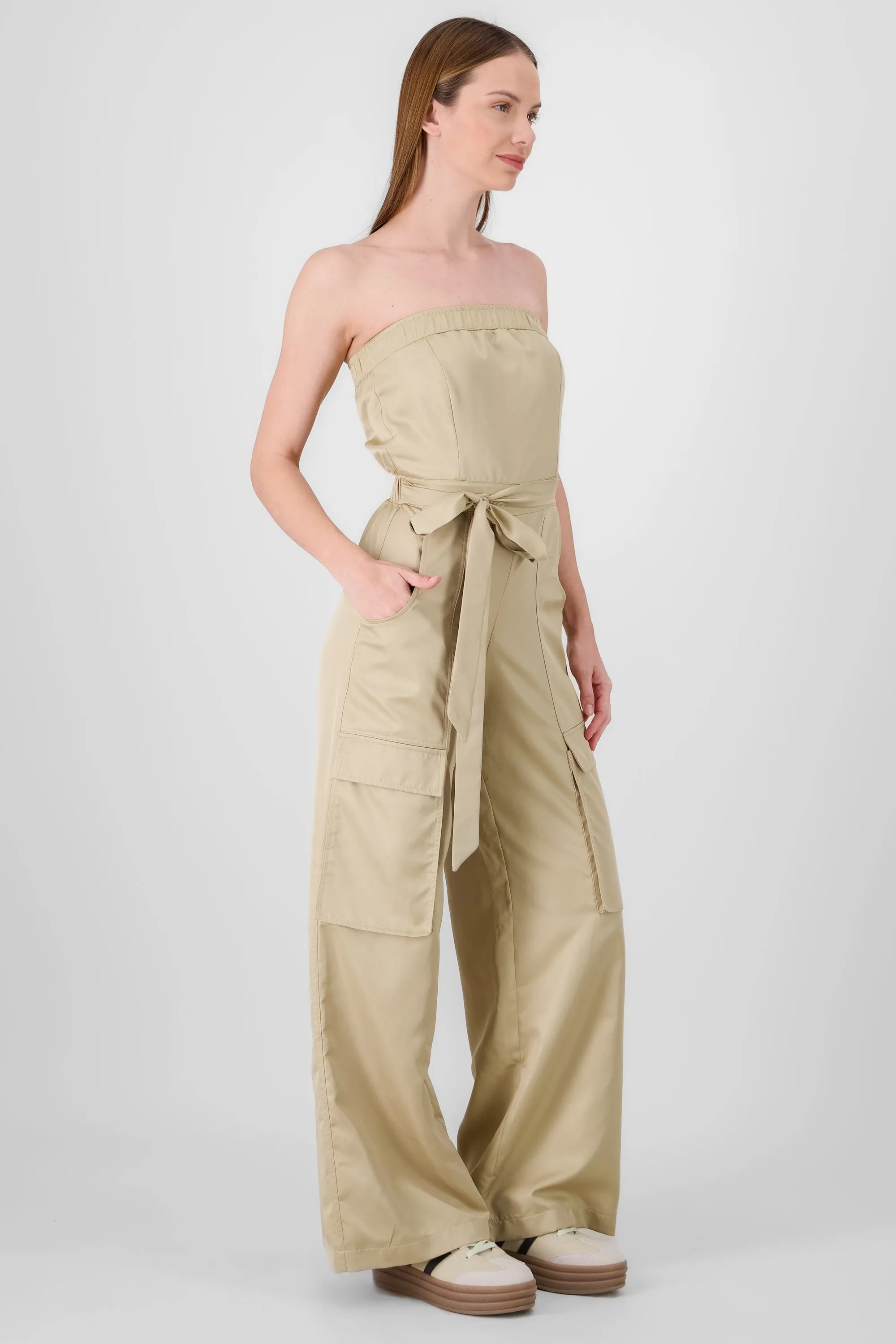 Jumpsuit strapples cargo sold by Shasa product image thumbnail 3