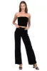 Pantalón recto cintura alta lurex sold by Shasa