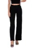 Pantalón recto cintura alta lurex sold by Shasa