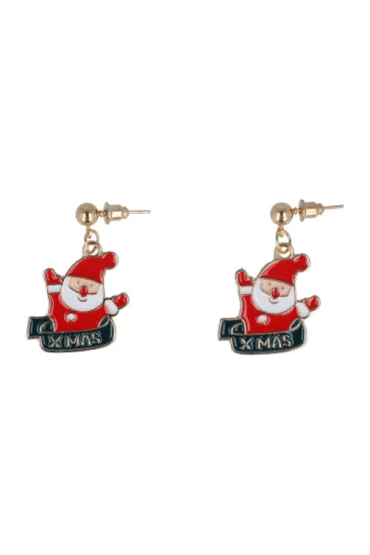 Aretes Santa Claus sold by Shasa