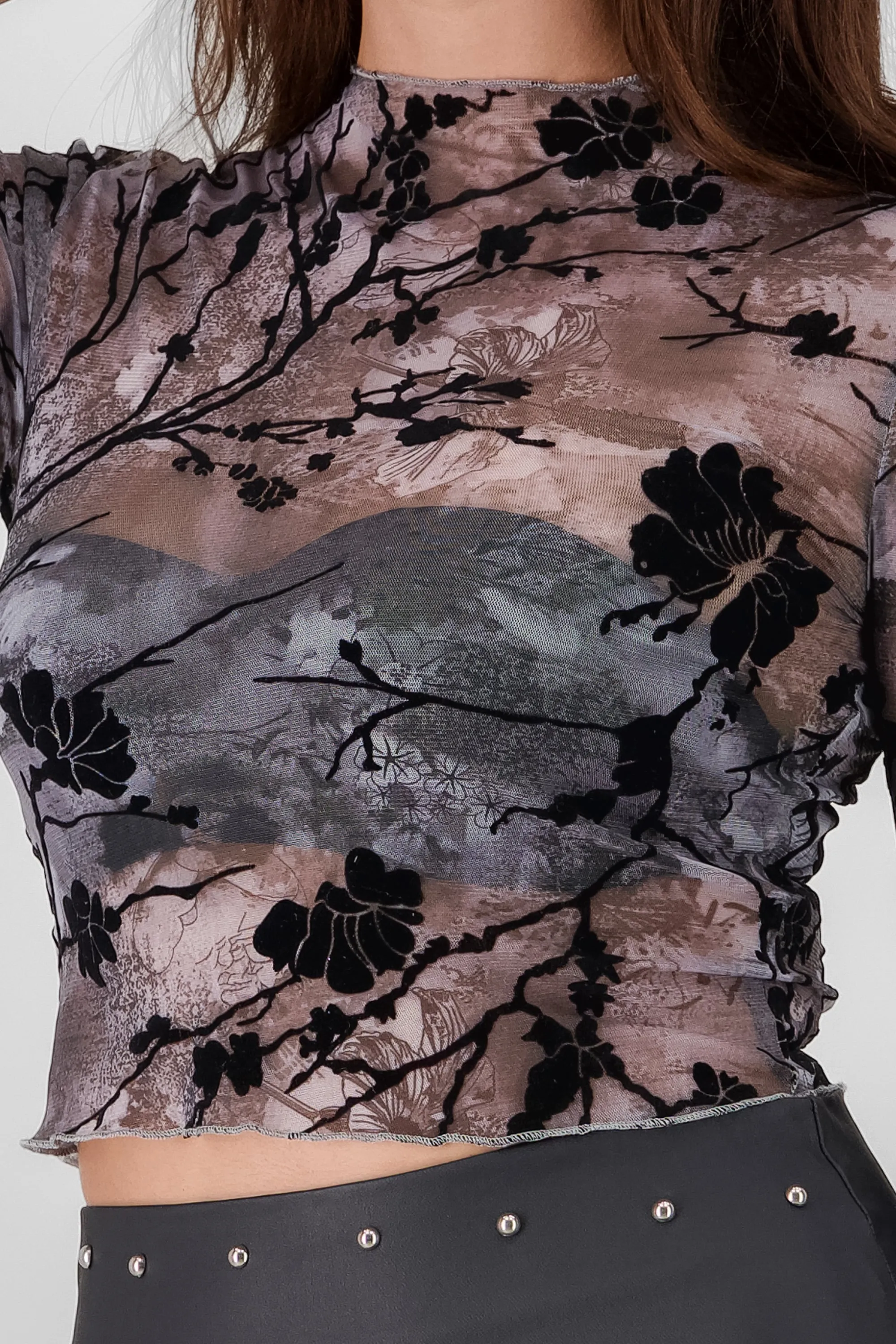 Top manga larga flock sold by Shasa product image thumbnail 5