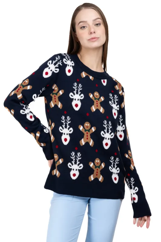 Suéter navideño renos galletas sold by Shasa