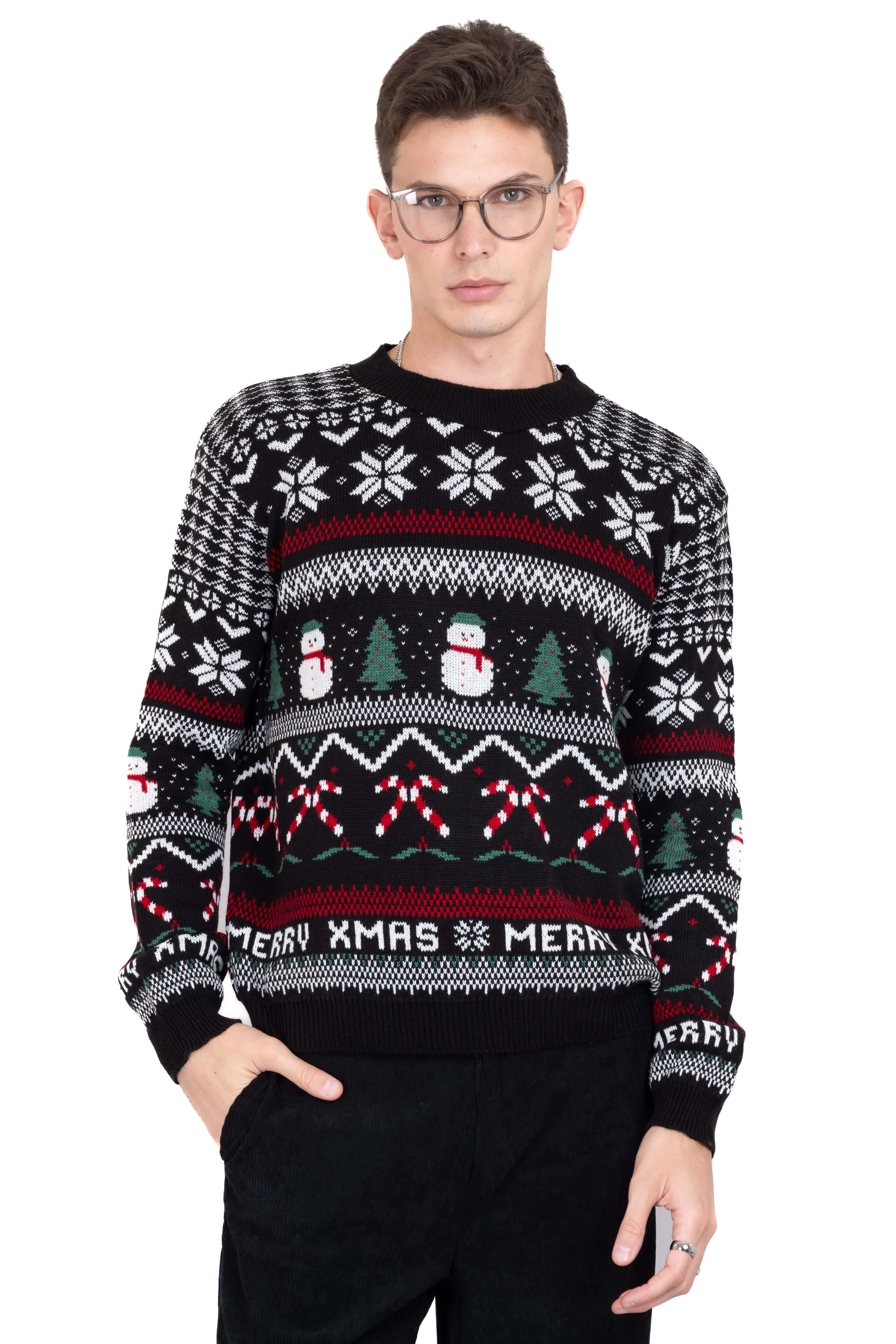 Suéter navideño Merry X-mas muñeco nieve sold by Shasa product image thumbnail 2