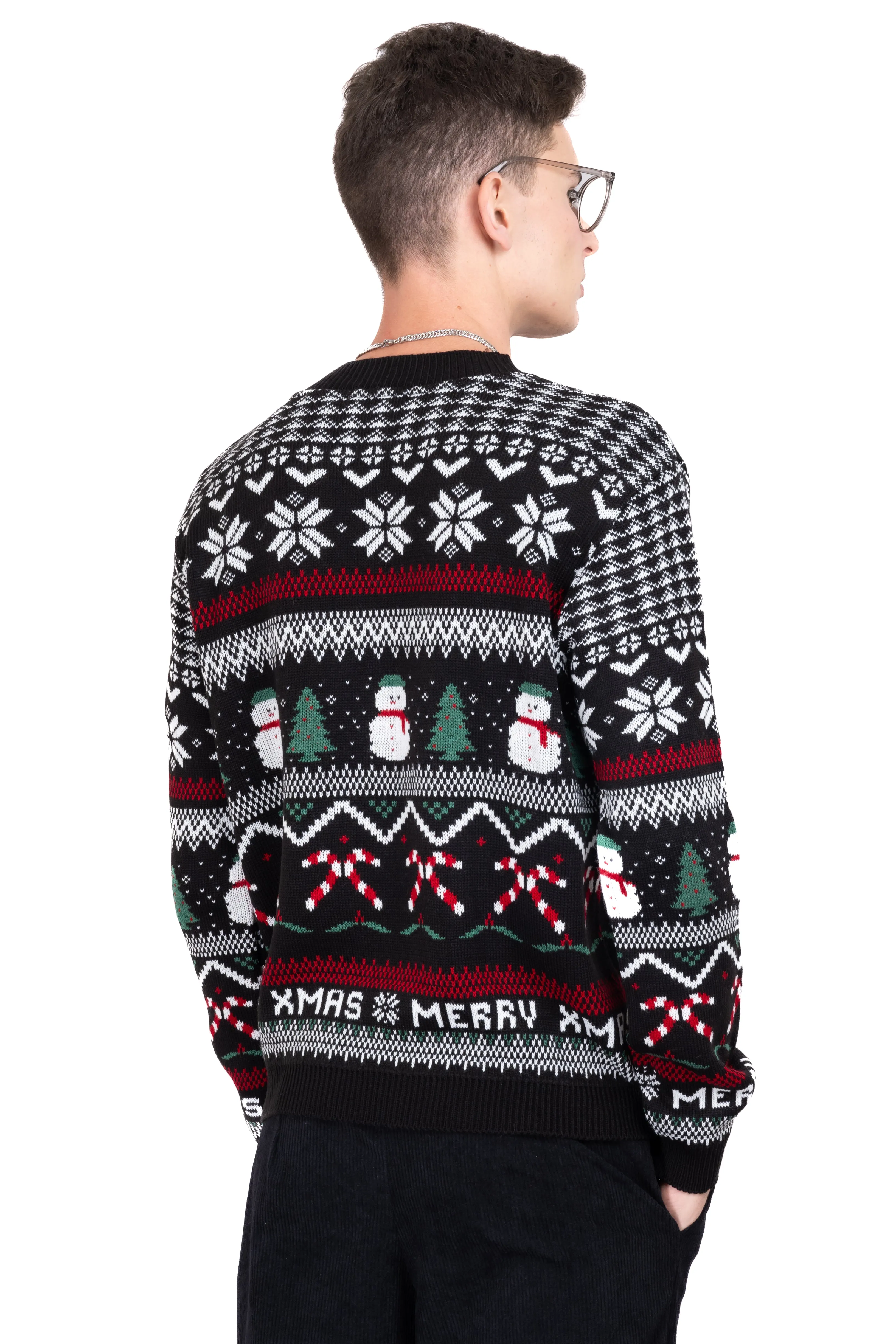 Suéter navideño Merry X-mas muñeco nieve sold by Shasa product image thumbnail 4