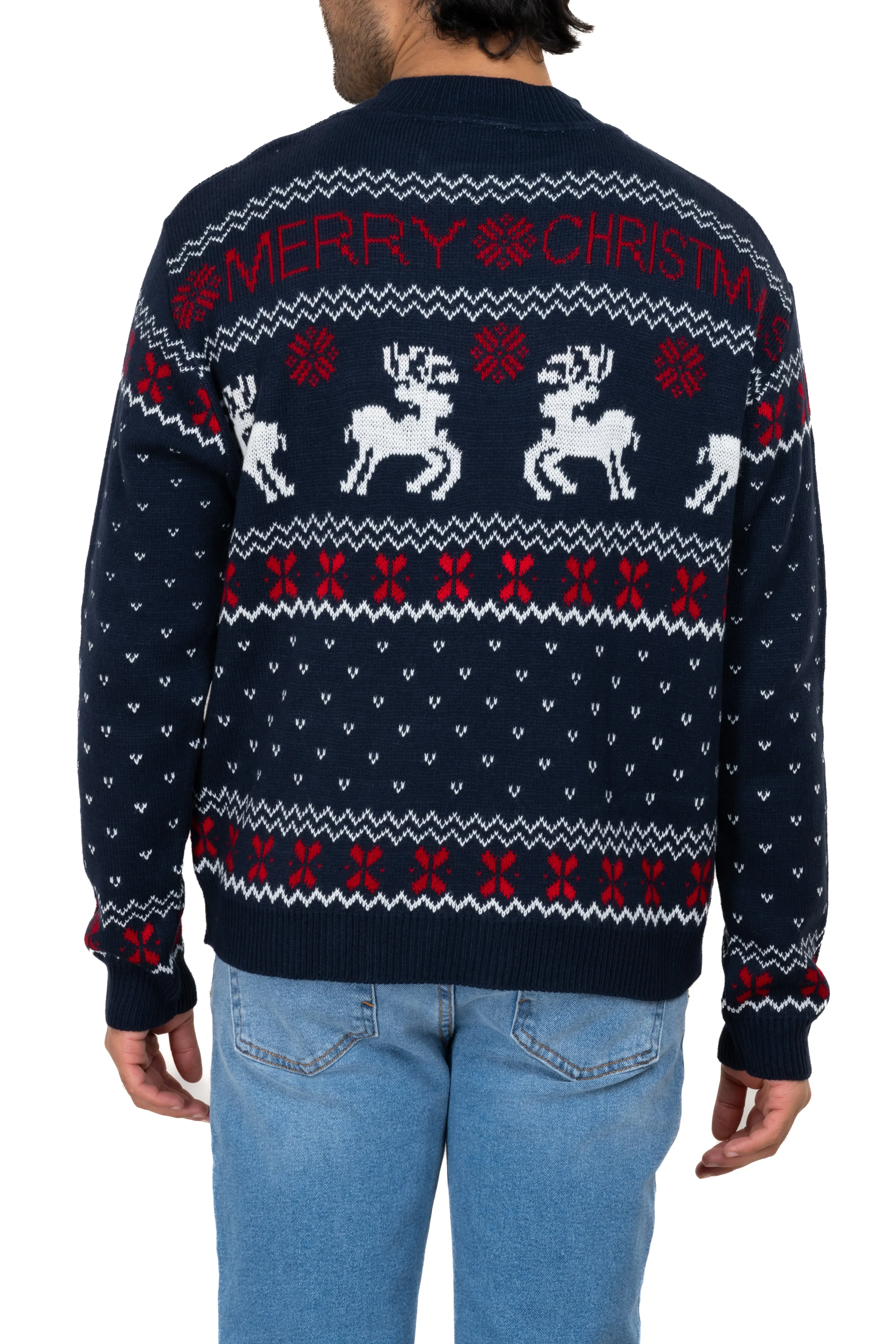 Suéter navideño Merry X-mas renos sold by Shasa product image thumbnail 4