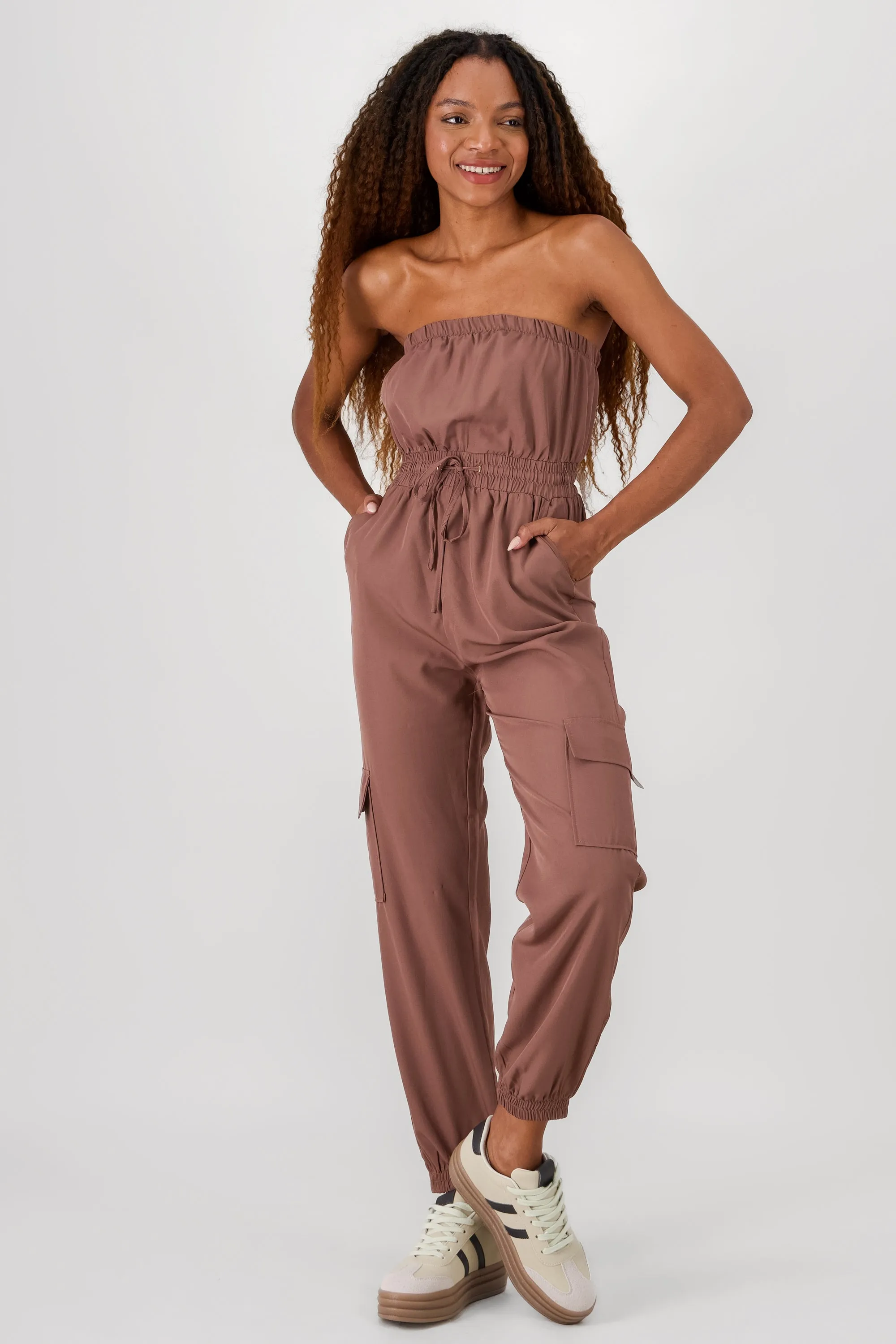 Jumpsuit strapless jogger sold by Shasa product image thumbnail 2