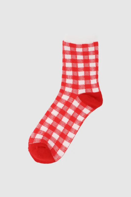 Calcetin cuadros navidad sold by Shasa