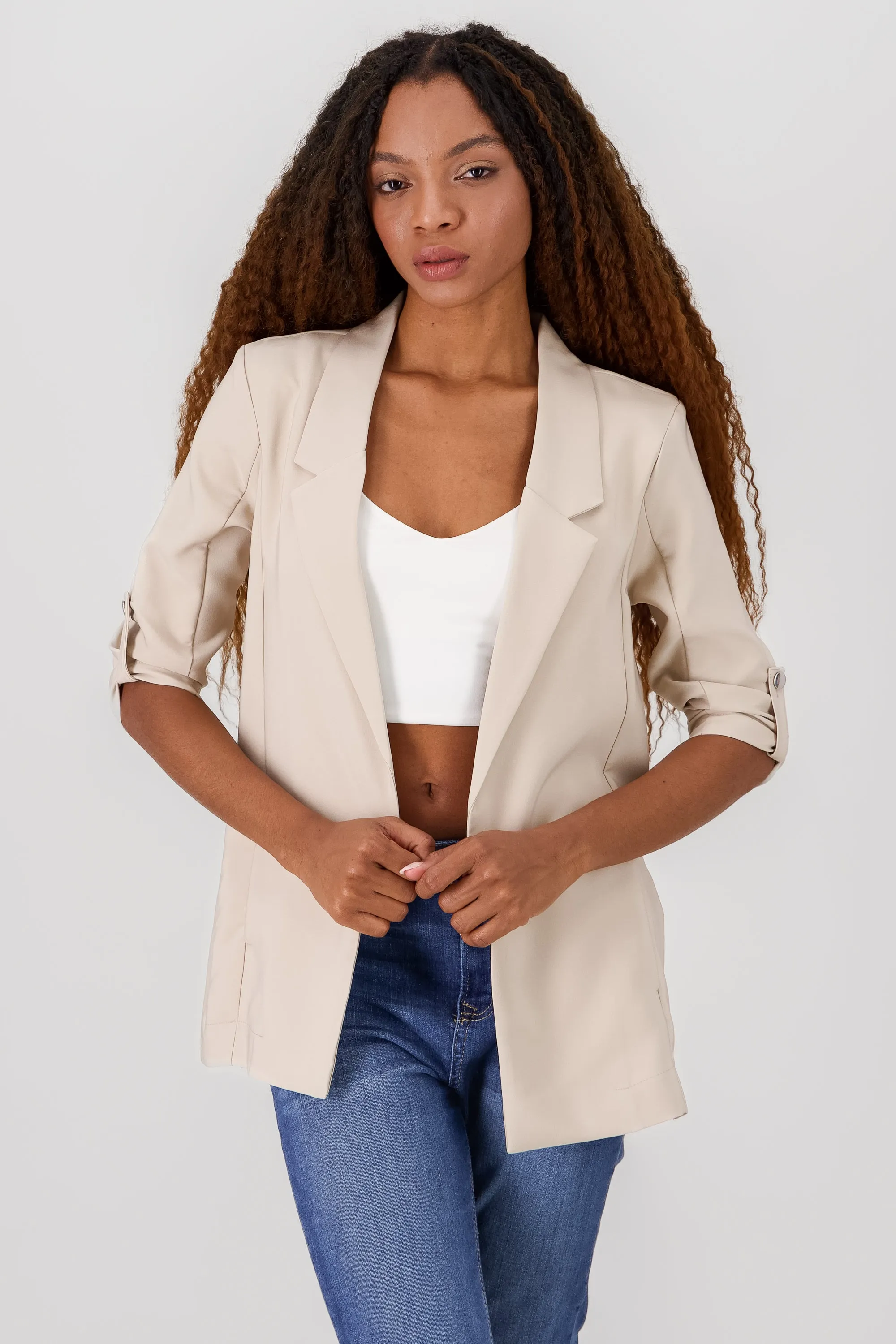 Saco Liso Manga Elevadores sold by Shasa