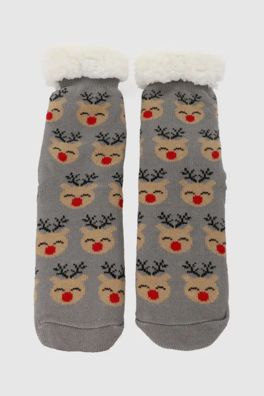 Calcetines de invierno  multi renos sold by Shasa