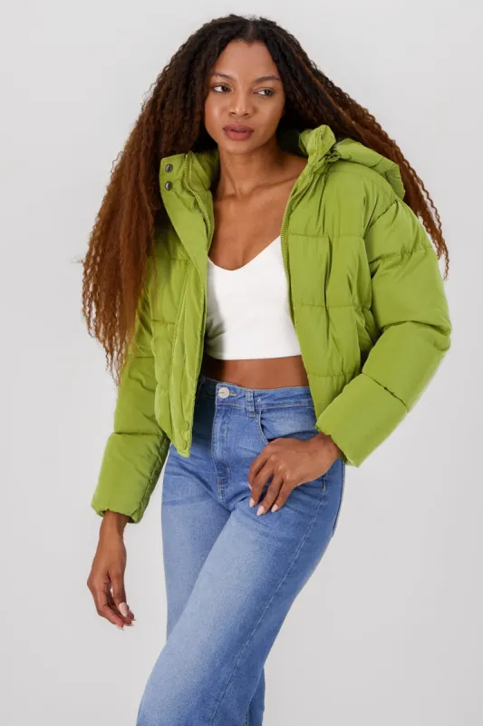 Chamarra gorro capitonada sold by Shasa