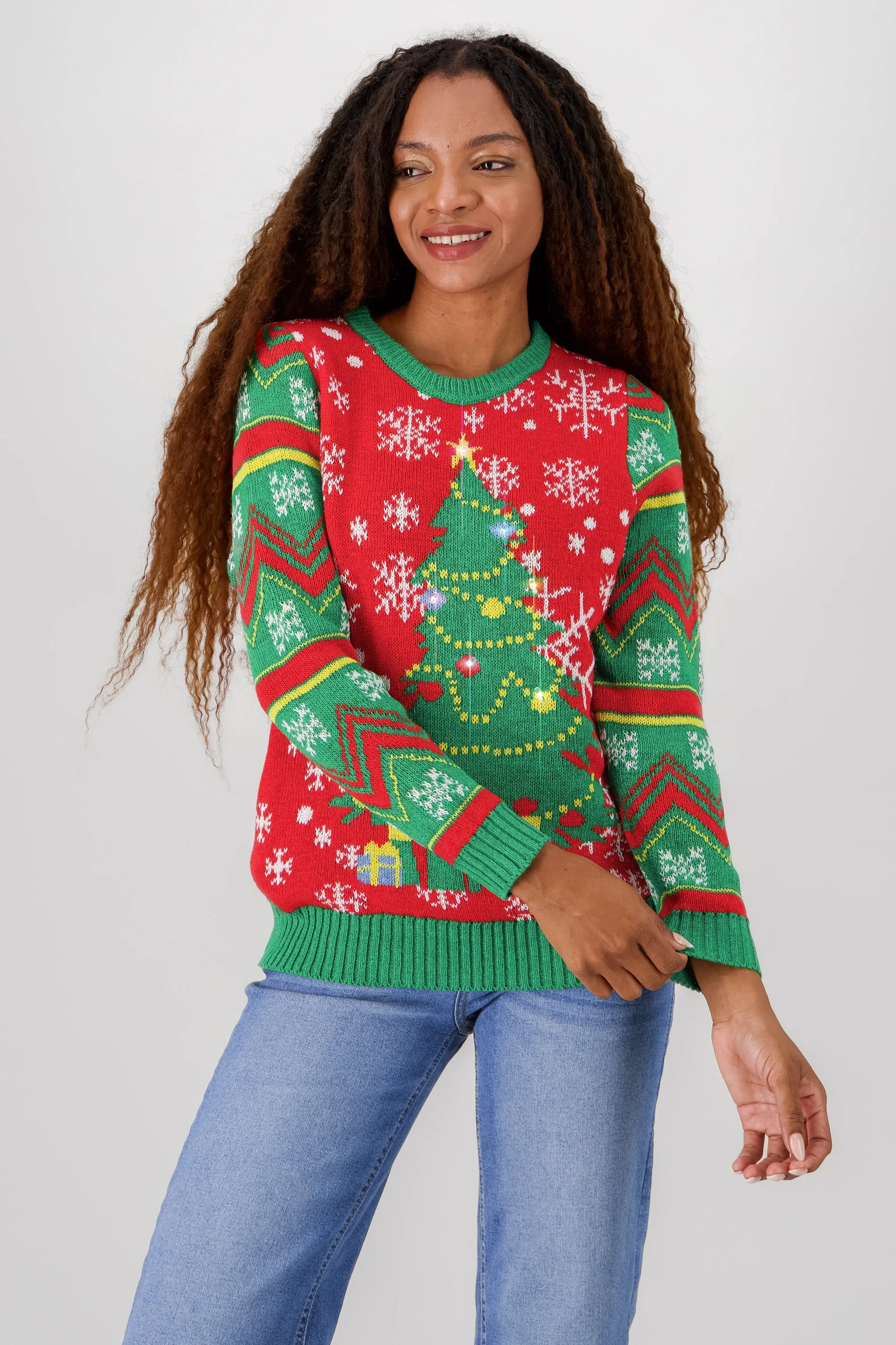 Sueter arbol navideño con luces y música sold by Shasa