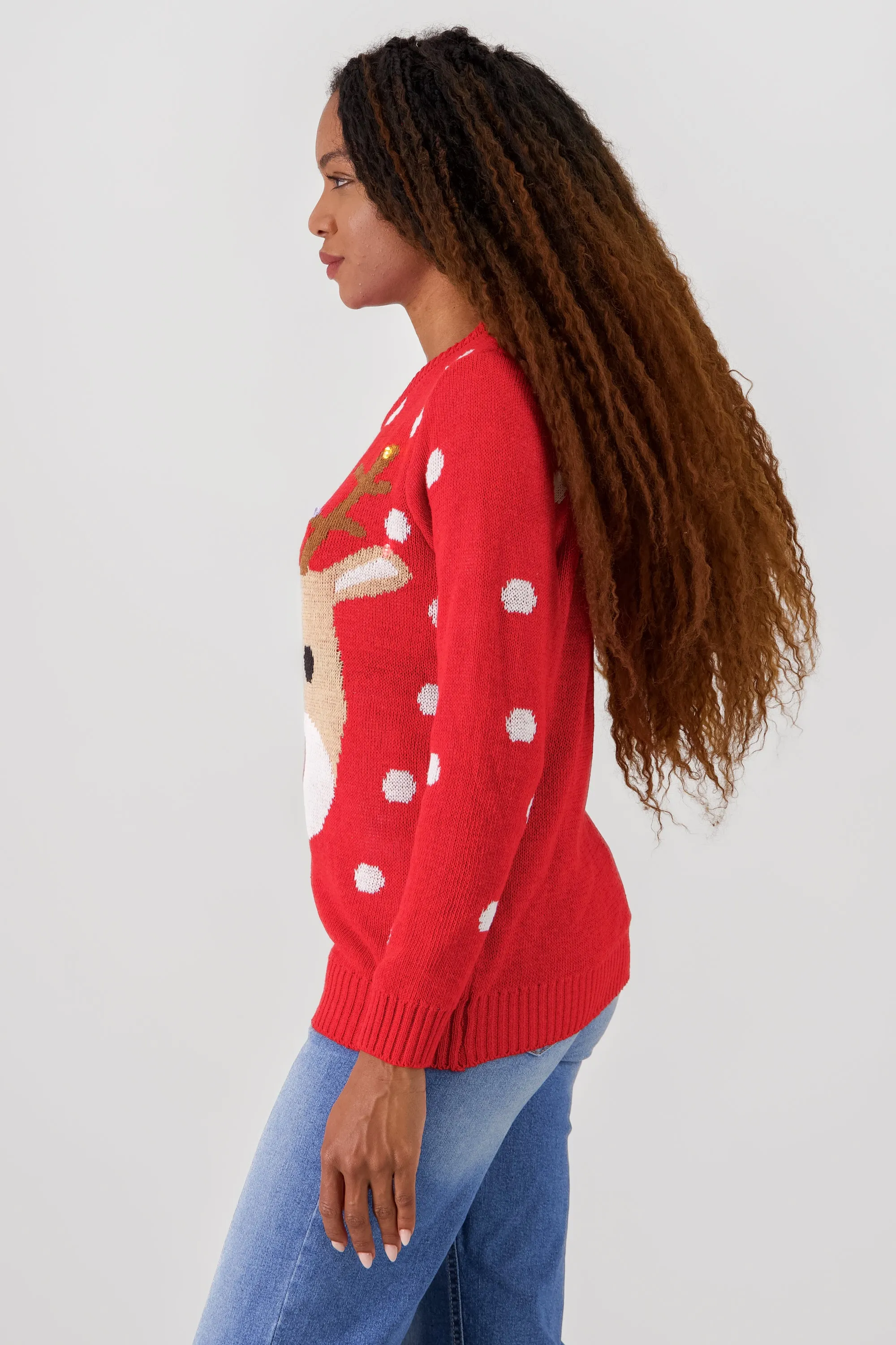 Sueter reno nieve con luces y musica sold by Shasa product image thumbnail 3