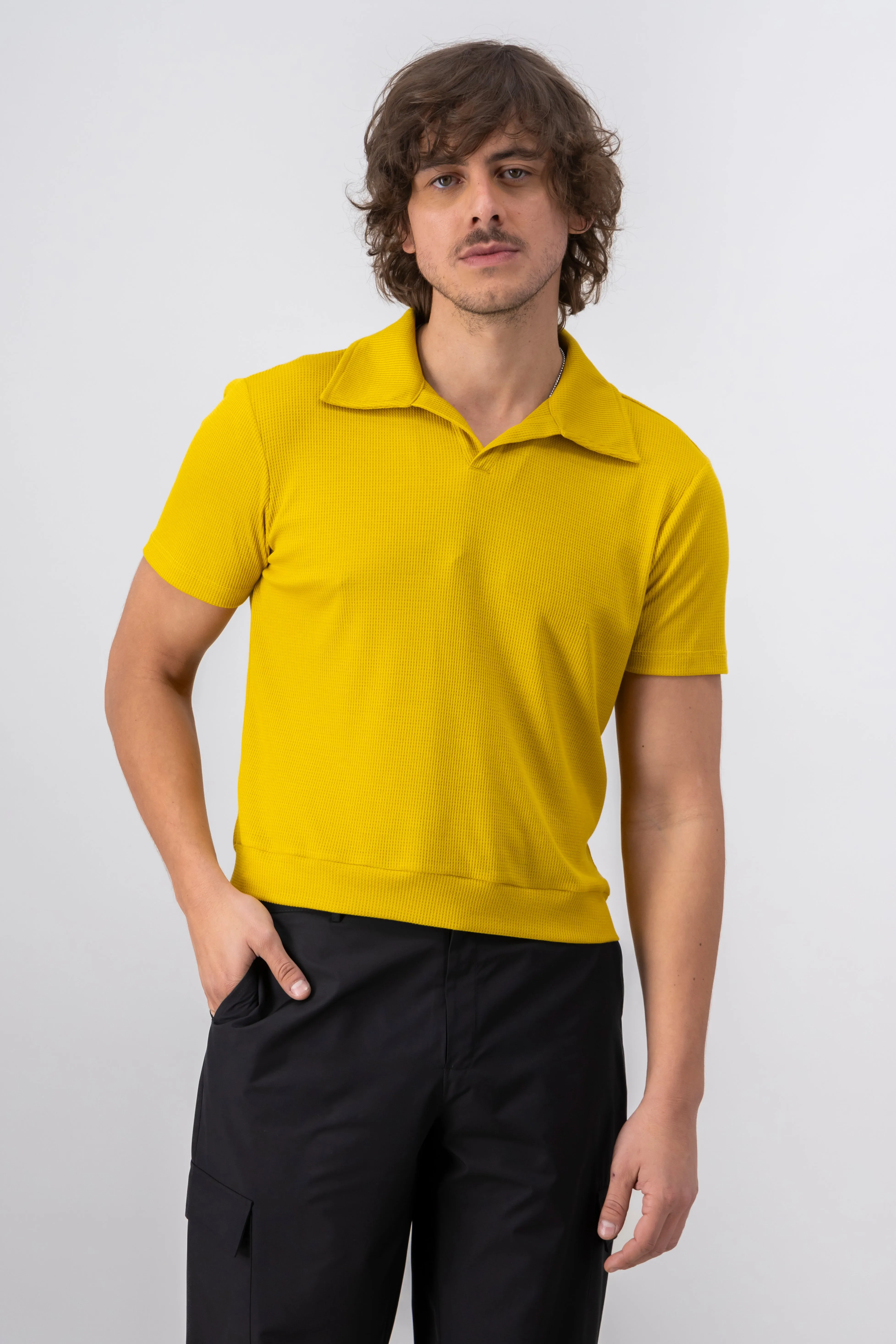 Playera cuello polo manga corta sold by Shasa