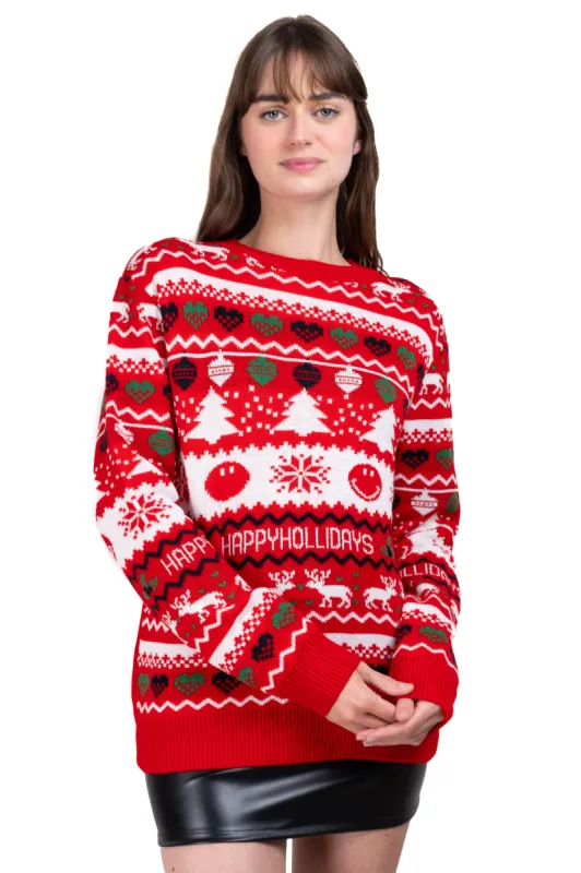 Suéter navideño carita feliz sold by Shasa